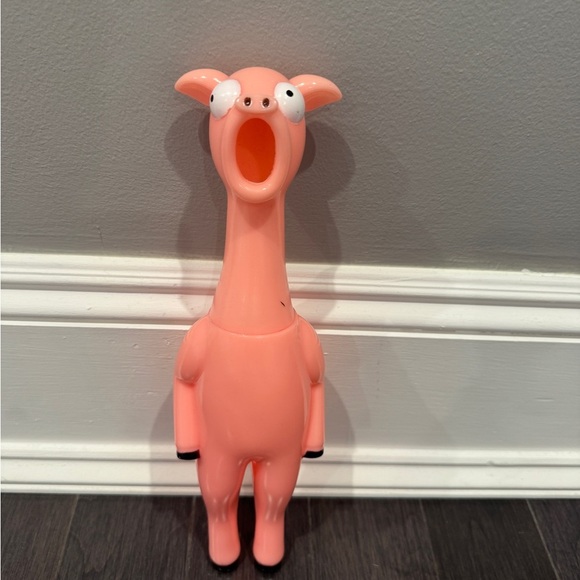 NWOT Pink Pig Kids Squeak Gag Gift Toy - Picture 1 of 4